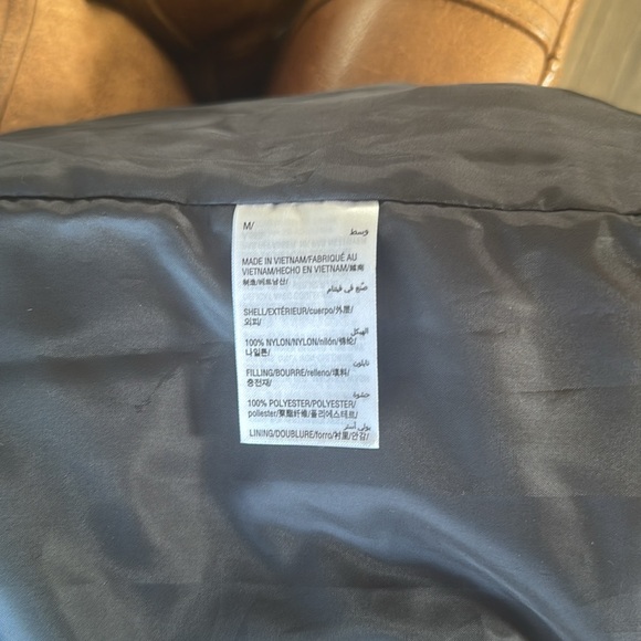 INC men's M medium "Chili Red" double 2x zip oversized shiny padded puffer coat - Picture 8 of 9